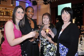 From left - Hannah Brigham, Stephanie Duodu, Carol Curtis & Carolyn Burgess